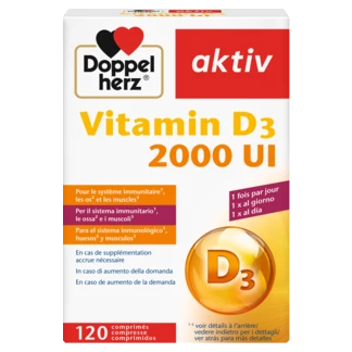 Doppelherz aktiv Vitamin D3 2000 UI Vista frontale