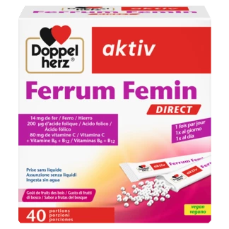 Doppelherz aktiv Ferrum Femin DIRECT Vista frontale