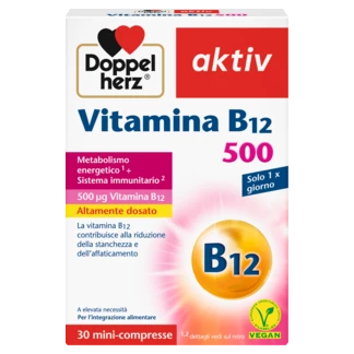 Doppelherz aktiv Vitamina B12 500 Vista frontale