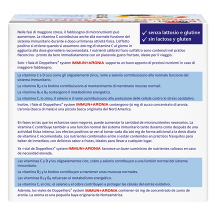 Doppelherz system IMMUN + ARONIA Vista posteriore