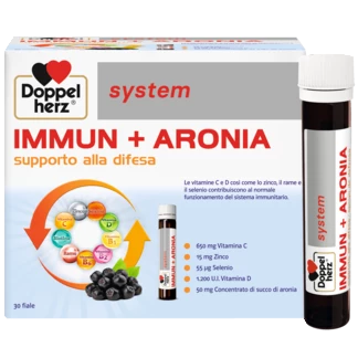 Doppelherz system IMMUN + ARONIA Vista frontale