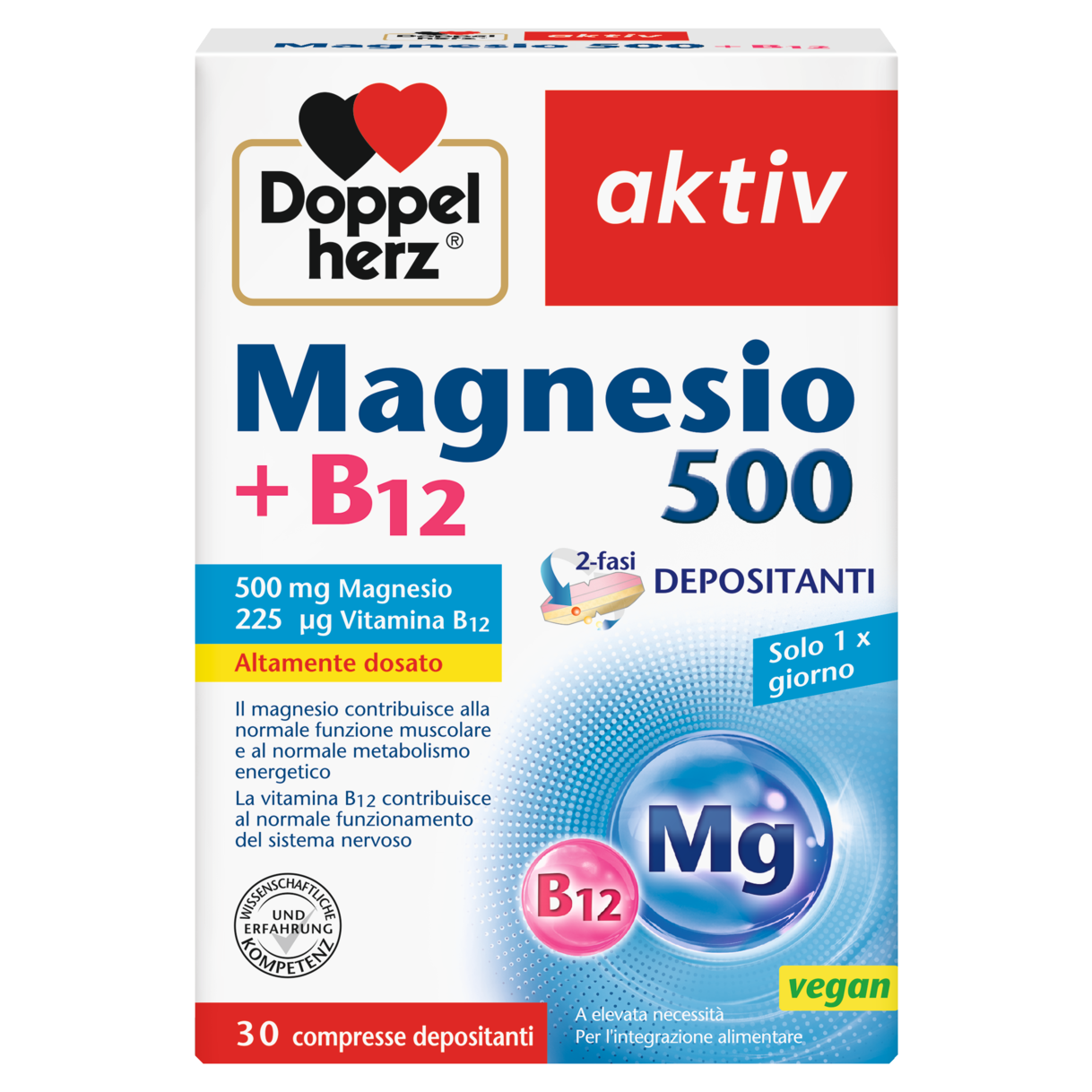 Magnesio 500 + B12