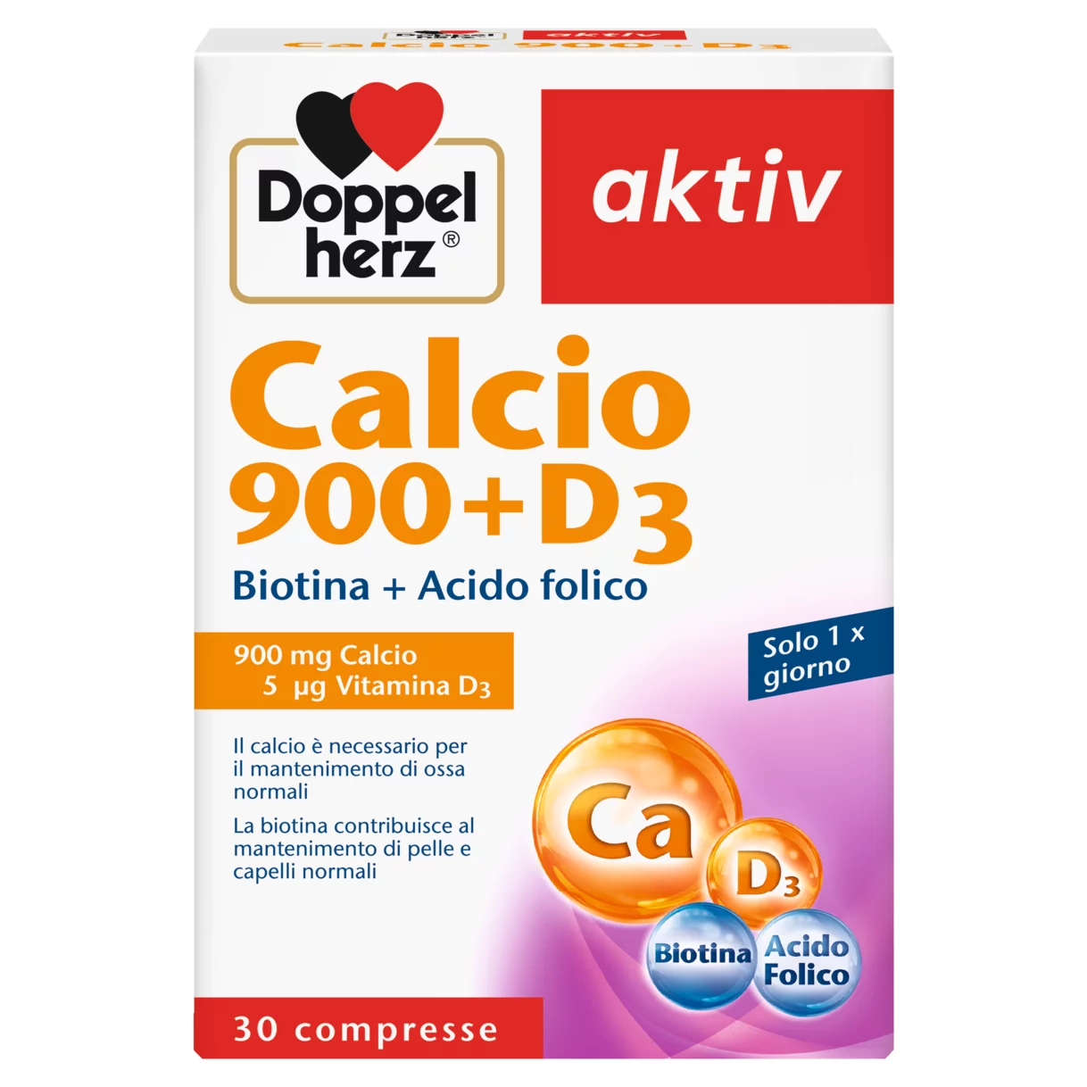 Doppelherz aktiv Calcio 900+D3 Vista frontale