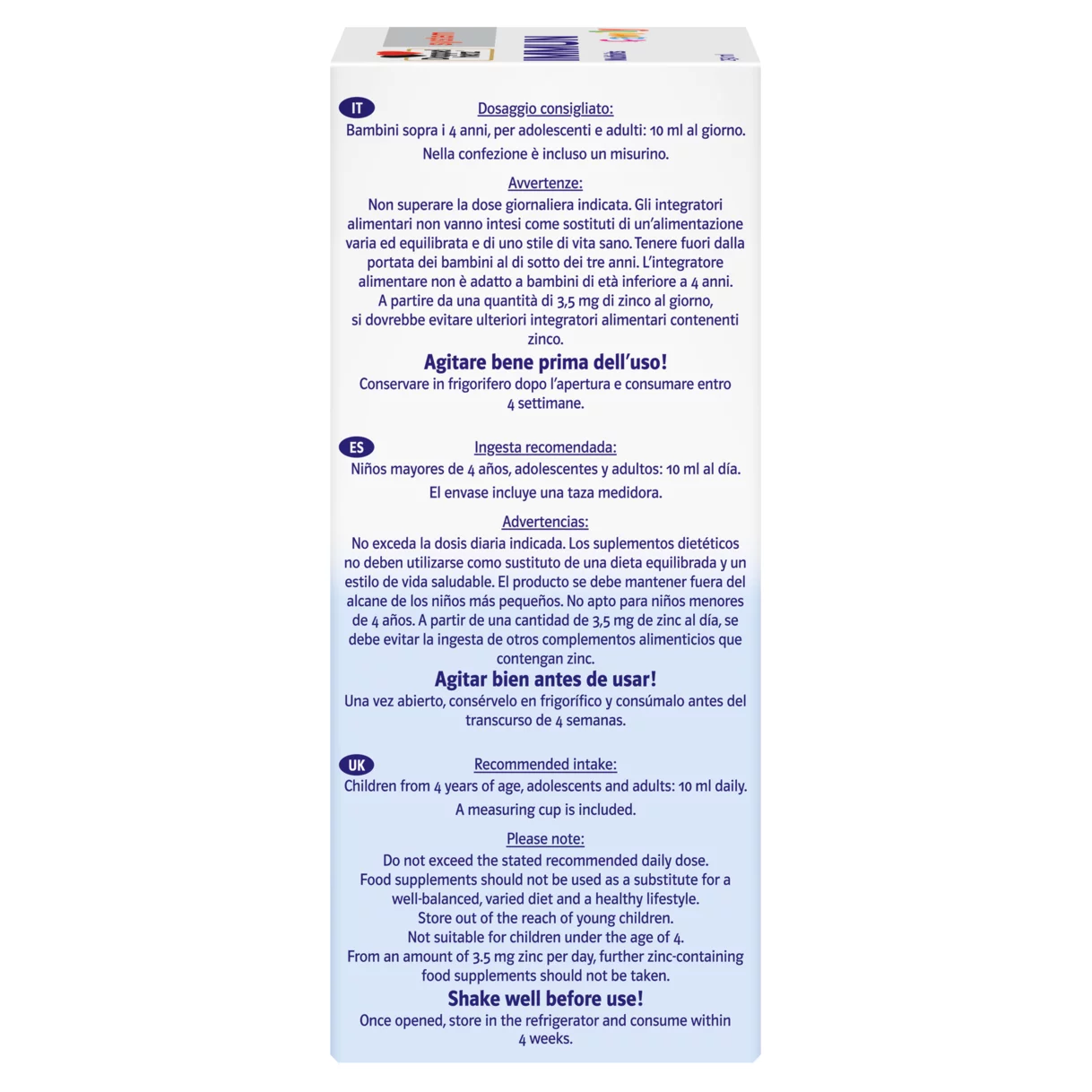 Doppelherz system IMMUN family Vista laterale sinistra