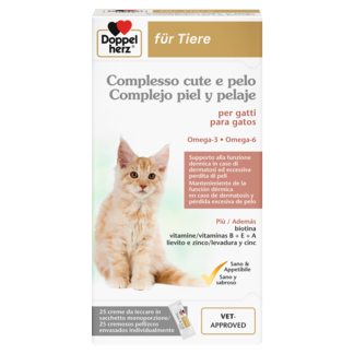 Complesso cute e pelo per gatti
