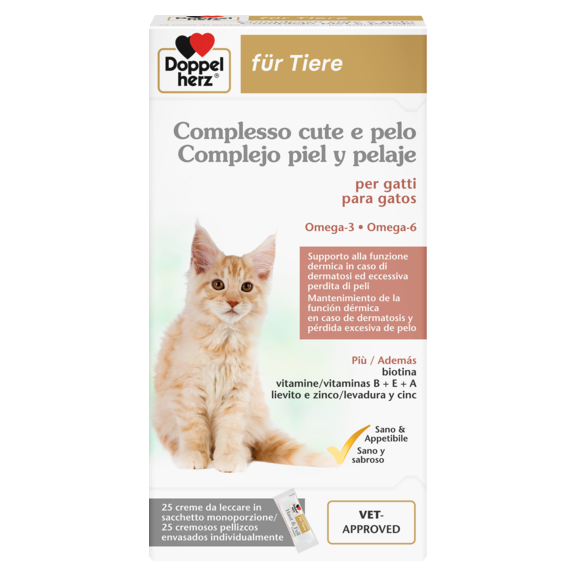 Complesso cute e pelo per gatti