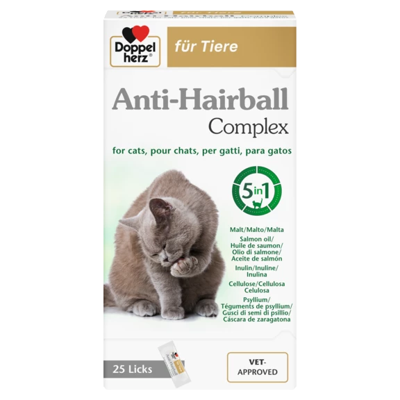 Integratore per cani e gatti Complesso Anti Hairball per gatti Vista frontale